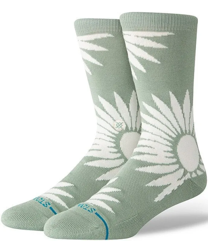 Stance Radial Burst Crew Socks - SEAGREEN sold by Sun Diego Boardshops