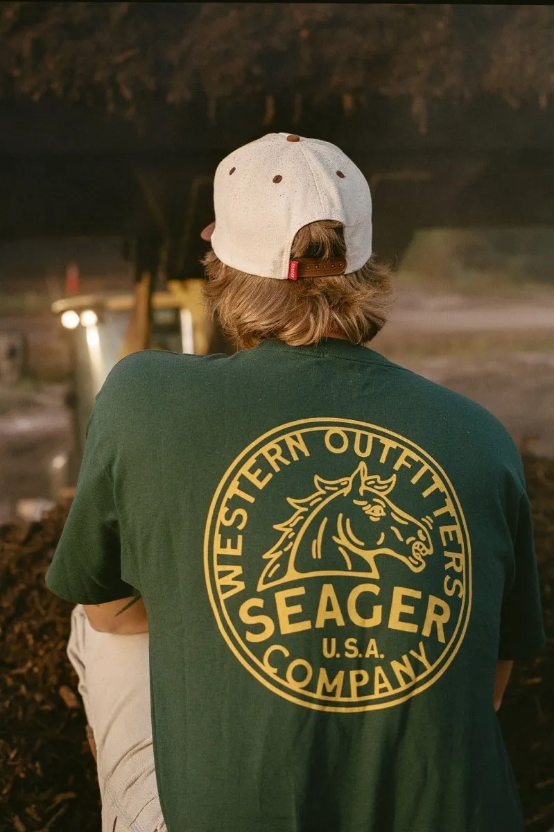 Seager Stang Tee - GREEN sold by Sun Diego Boardshops product image thumbnail 3