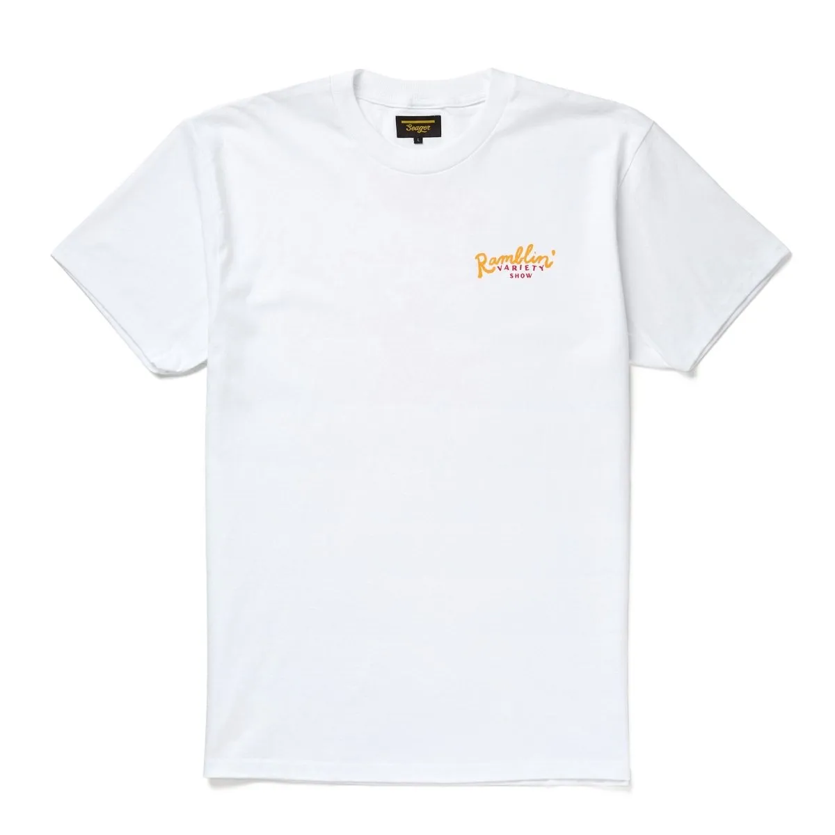 Seager Ramblin' Variety Show Tee - WHITE sold by Sun Diego Boardshops product image thumbnail 2