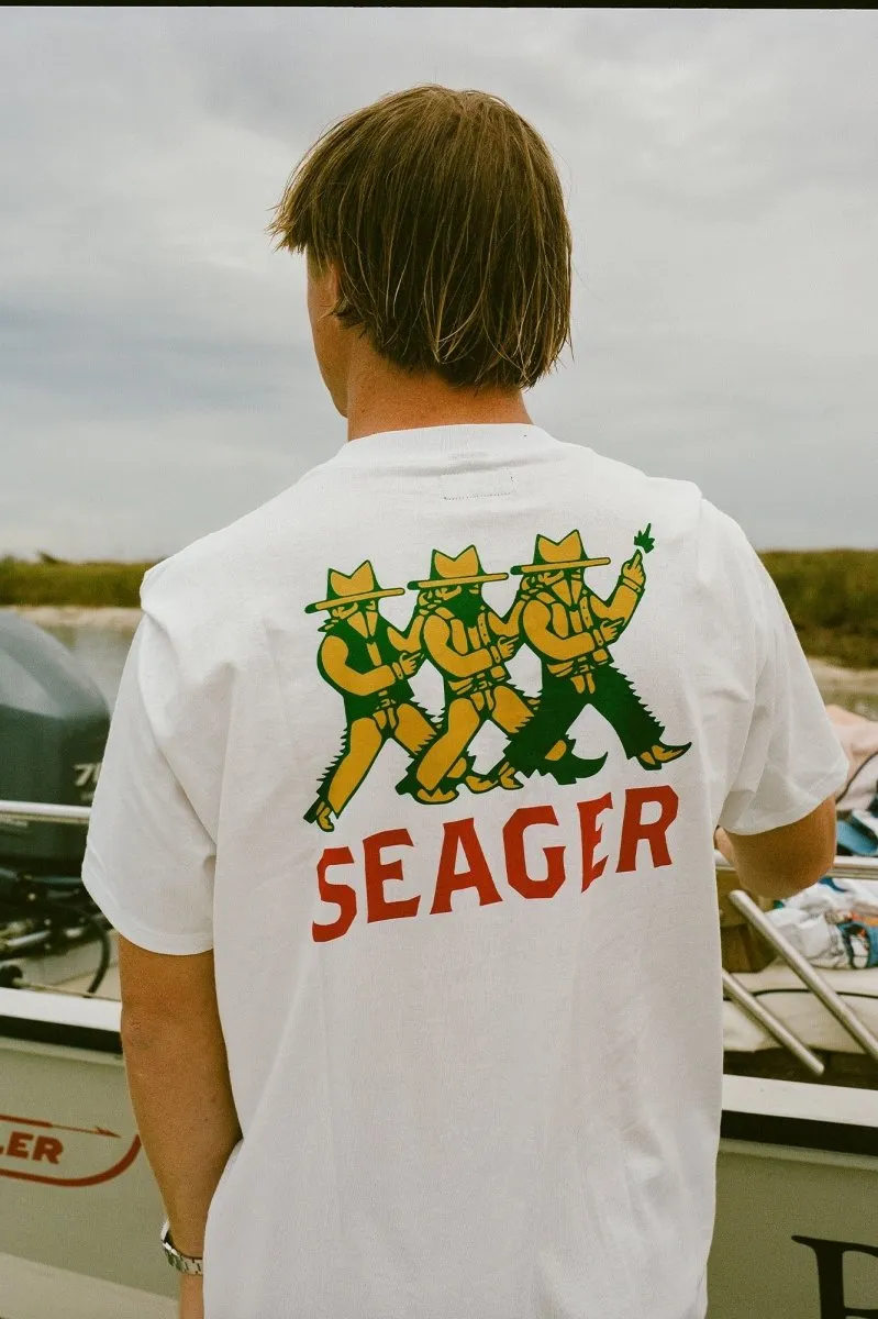 Seager Finger Guns Tee - WHITE sold by Sun Diego Boardshops product image thumbnail 3