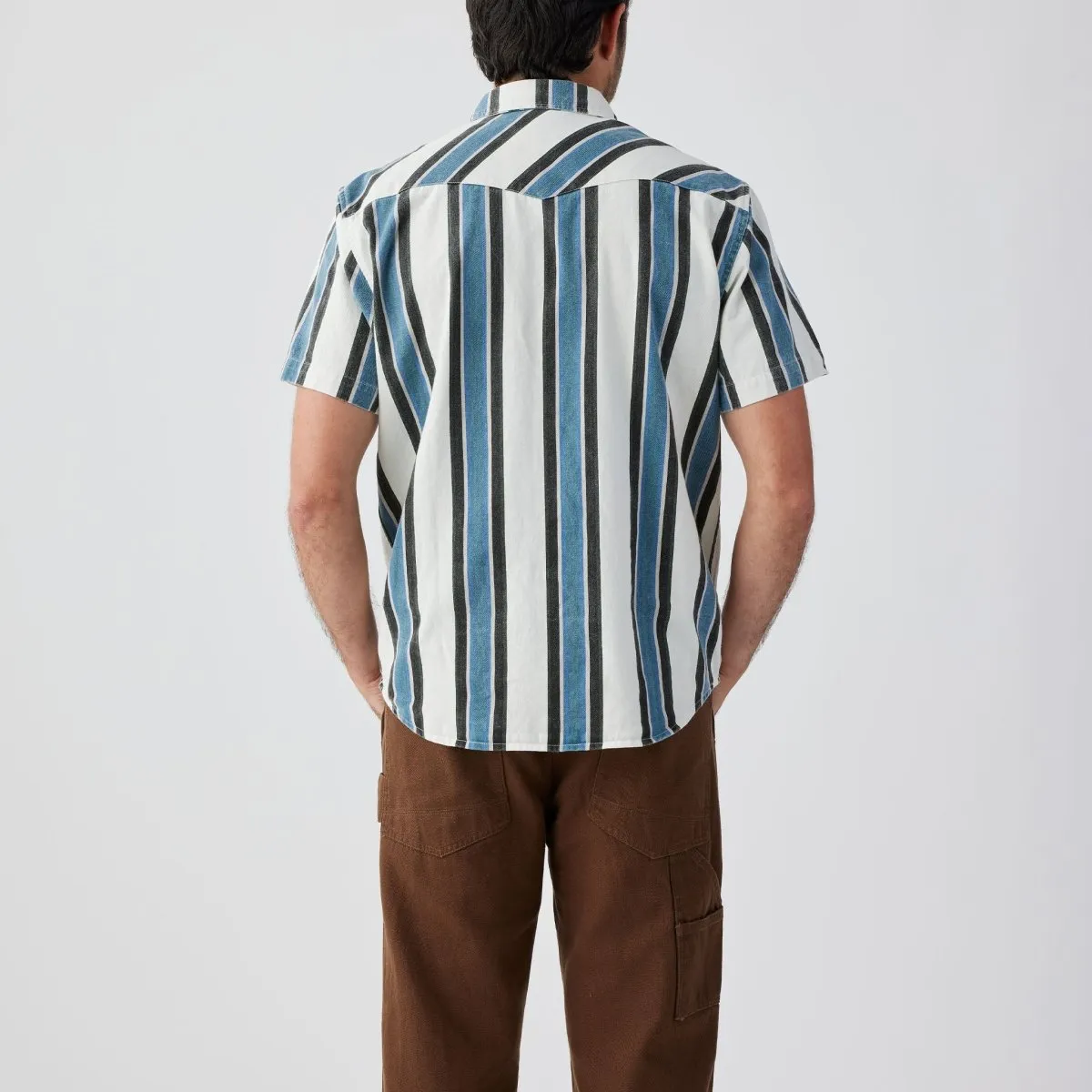 Seager Amarillo S/S Shirt - WESTERN STRIPE sold by Sun Diego Boardshops product image thumbnail 2
