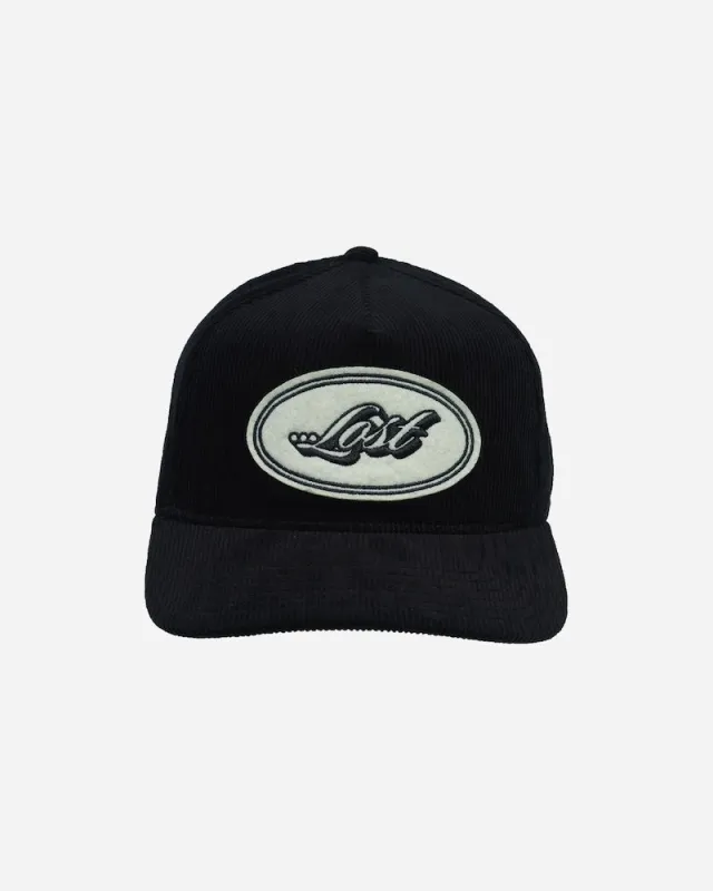 Lost ENTERPRISES Top-Notch Corduroy Hat - BLACK sold by Sun Diego Boardshops