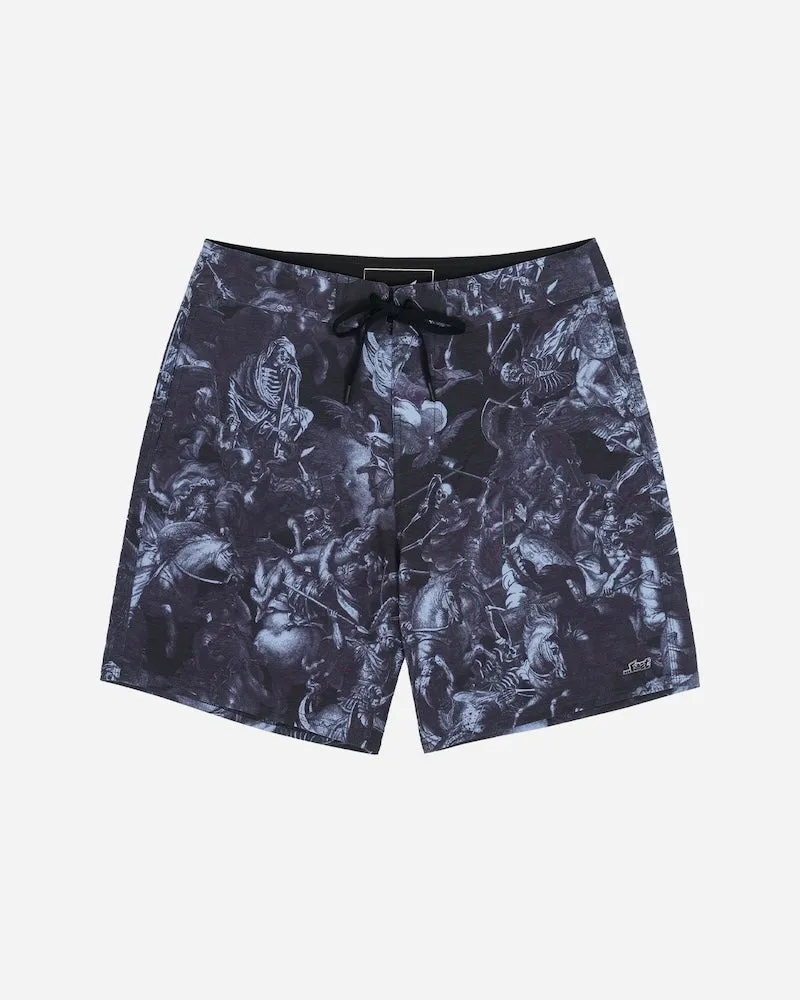 Lost ENTERPRISES Heavy Metal History Boardshort - BLACK sold by Sun Diego Boardshops