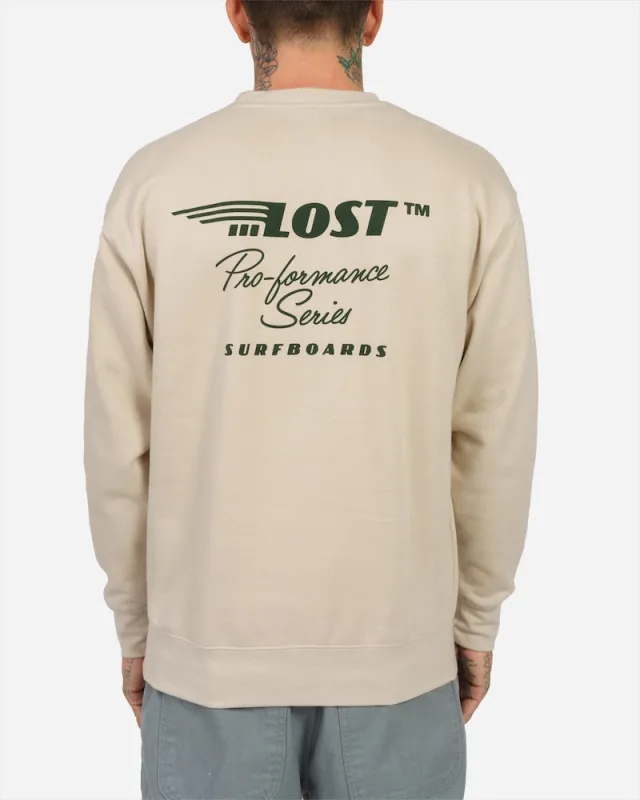 Lost ENTERPRISES Pro-Formance Crewneck - BONE sold by Sun Diego Boardshops