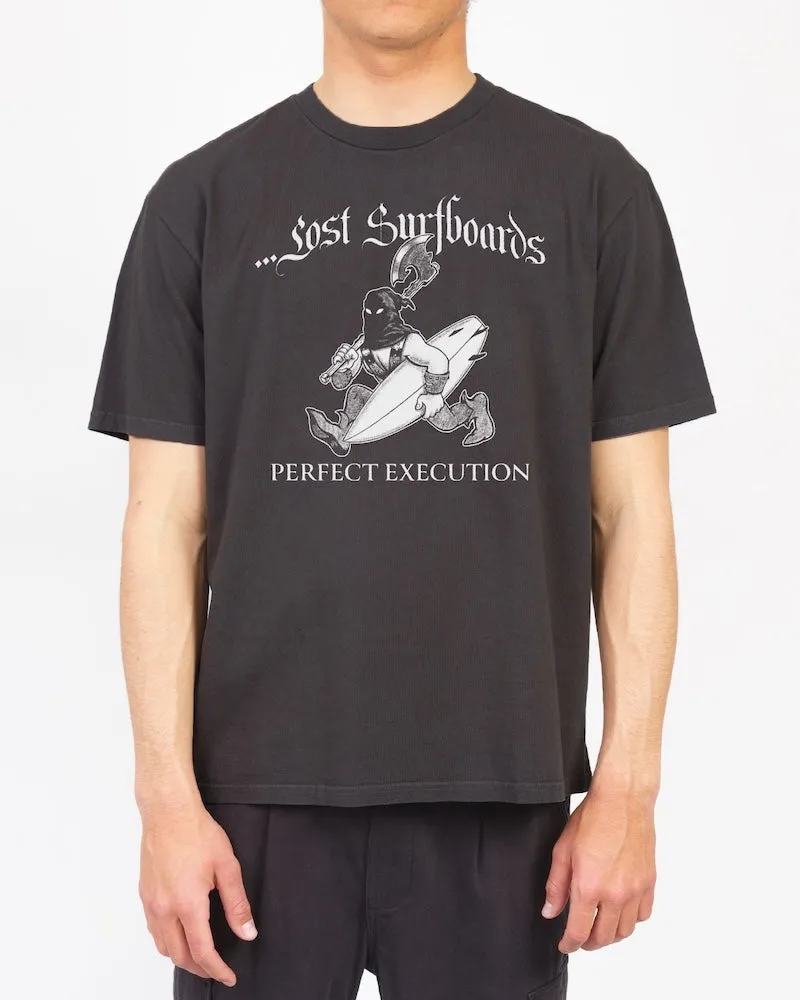 Lost ENTERPRISES Perfect Execution Boxy Tee - VINTAGE BLACK sold by Sun Diego Boardshops