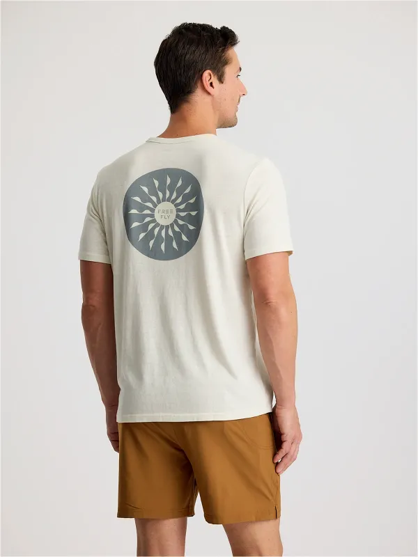 Free Fly Sol Pocket Tee - HEATHER BIRCH sold by Sun Diego Boardshops