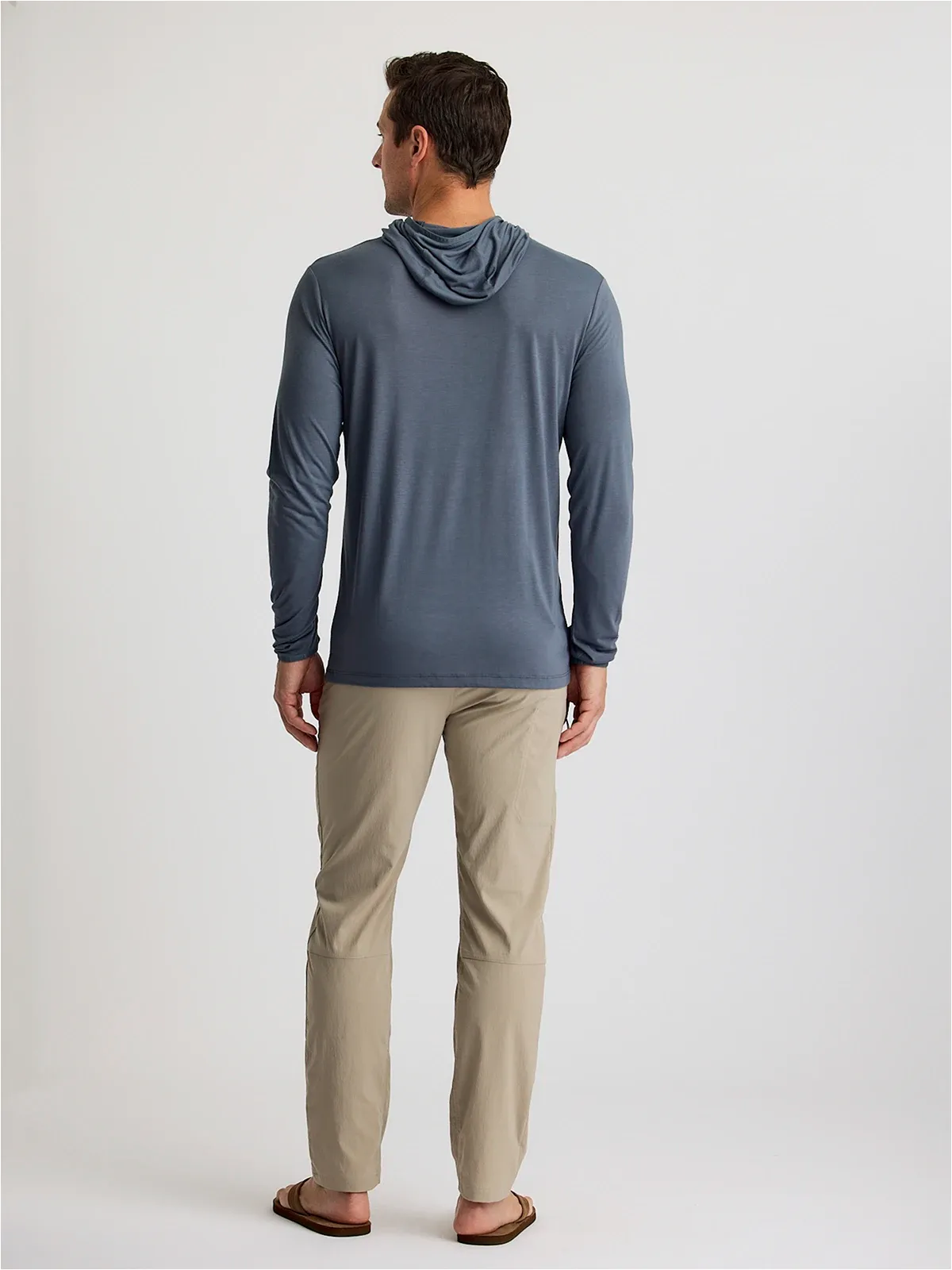Free Fly Men's Bamboo Lightweight Hoodie - STORM CLOUD sold by Sun Diego Boardshops product image thumbnail 3