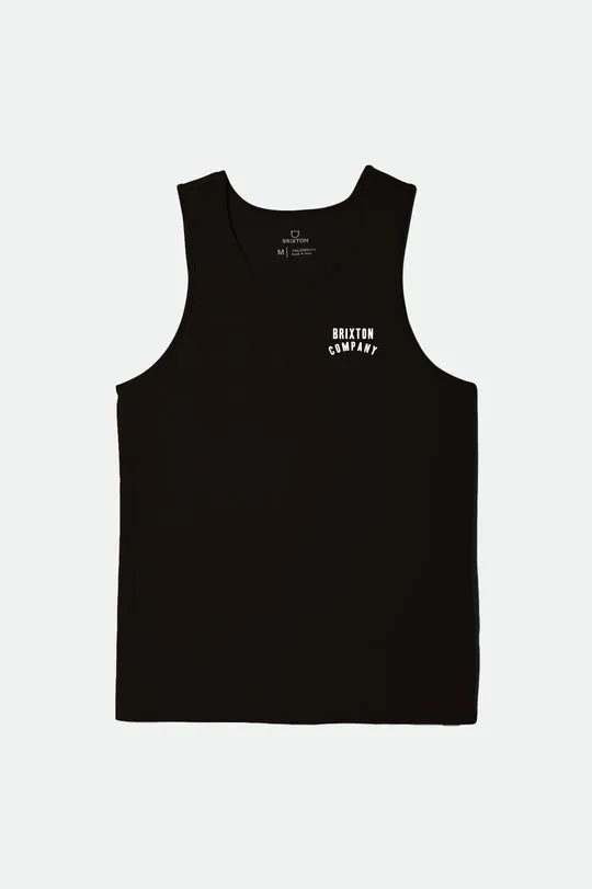 Brixton Woodburn Tank Top - WASHED BLACK/WHITE sold by Sun Diego Boardshops product image thumbnail 2