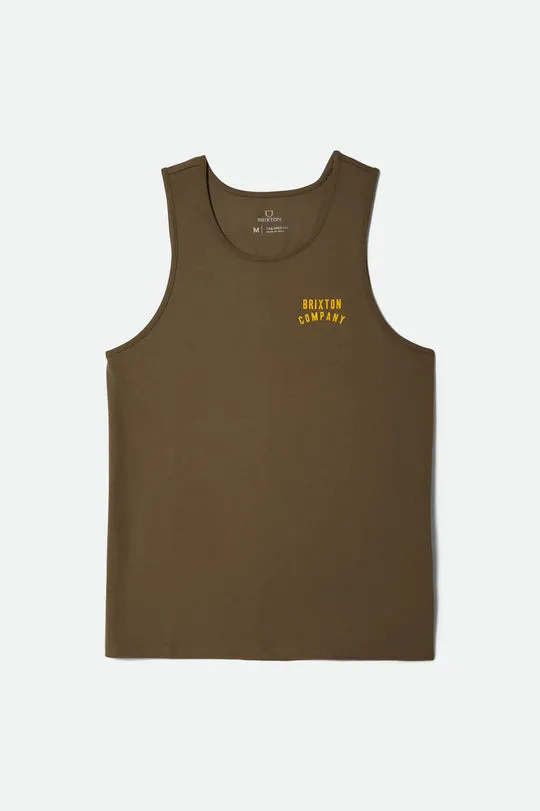 Brixton Woodburn Tank Top - IVY GREEN sold by Sun Diego Boardshops product image thumbnail 2