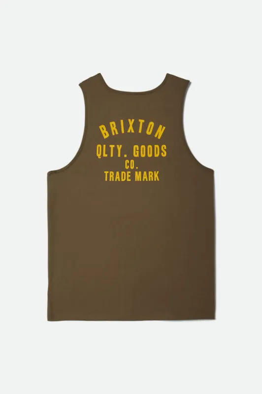 Brixton Woodburn Tank Top - IVY GREEN sold by Sun Diego Boardshops