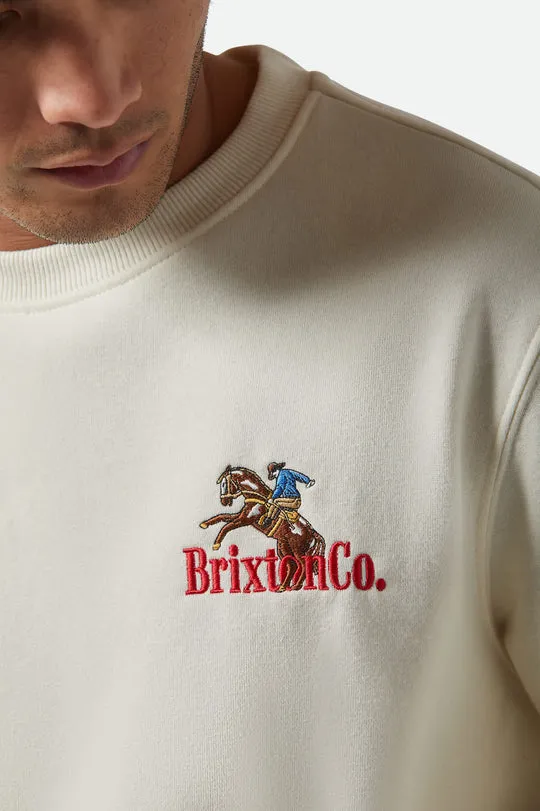 Brixton Inwood Crew - WHITE EGRET sold by Sun Diego Boardshops product image thumbnail 4