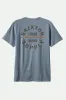 Brixton Oath V S/S Standard T-Shirt - BASALT sold by Sun Diego Boardshops