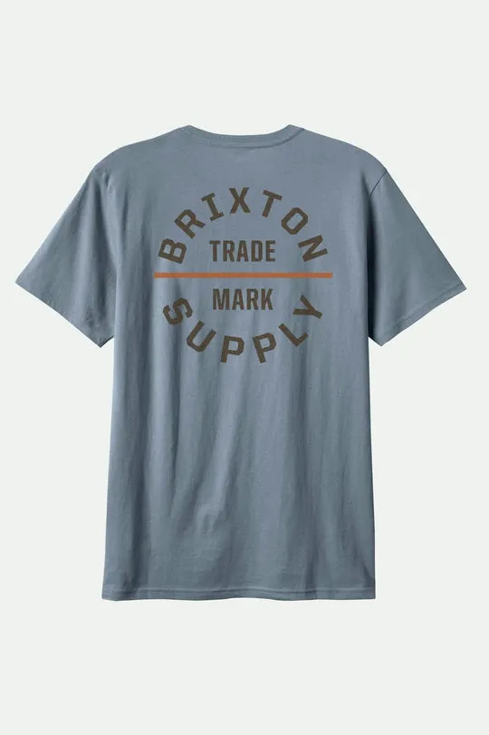 Brixton Oath V S/S Standard T-Shirt - BASALT sold by Sun Diego Boardshops