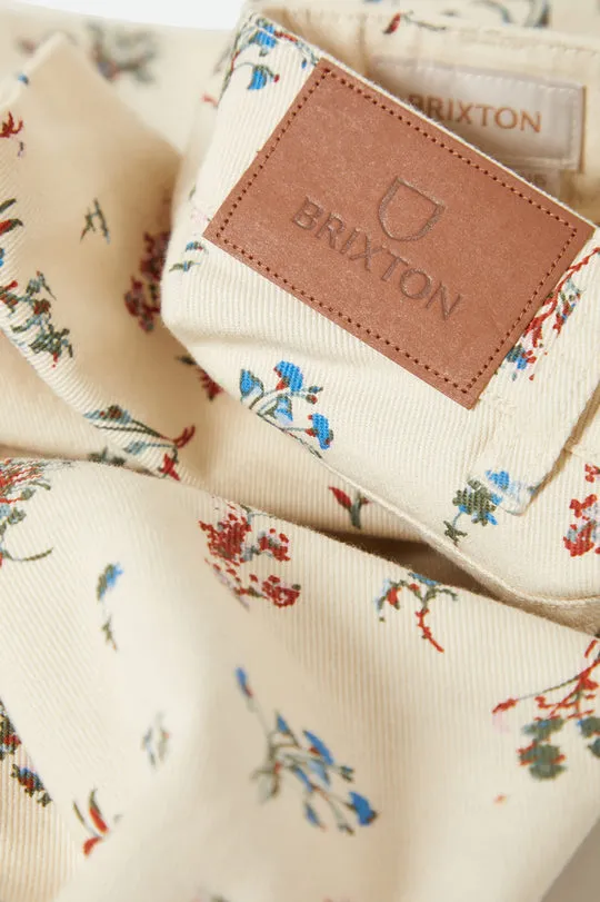 Brixton Margo Cropped 5-Pocket Pant - WHITECAP sold by Sun Diego Boardshops product image thumbnail 3