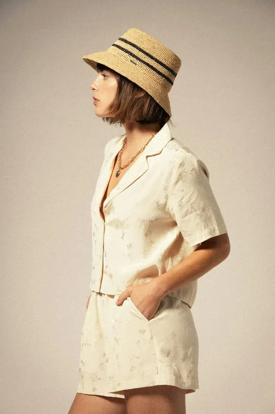 Brixton Silky Jacquard Short - WHITECAP sold by Sun Diego Boardshops product image thumbnail 2