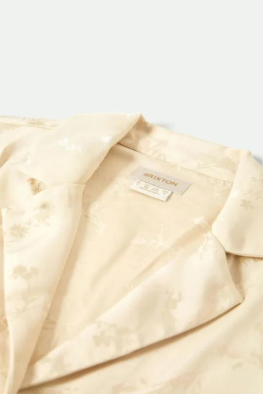 Brixton Silky S/S Jacquard Button Down - WHITECAP sold by Sun Diego Boardshops product image thumbnail 4