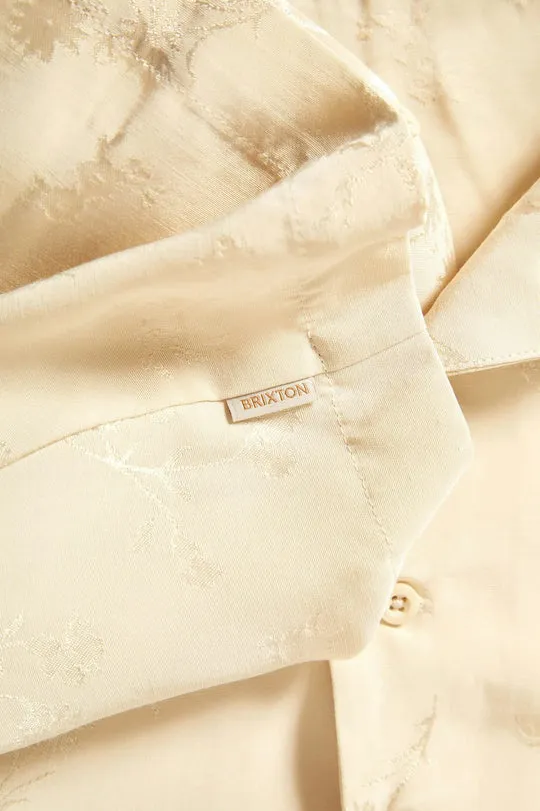 Brixton Silky S/S Jacquard Button Down - WHITECAP sold by Sun Diego Boardshops product image thumbnail 3