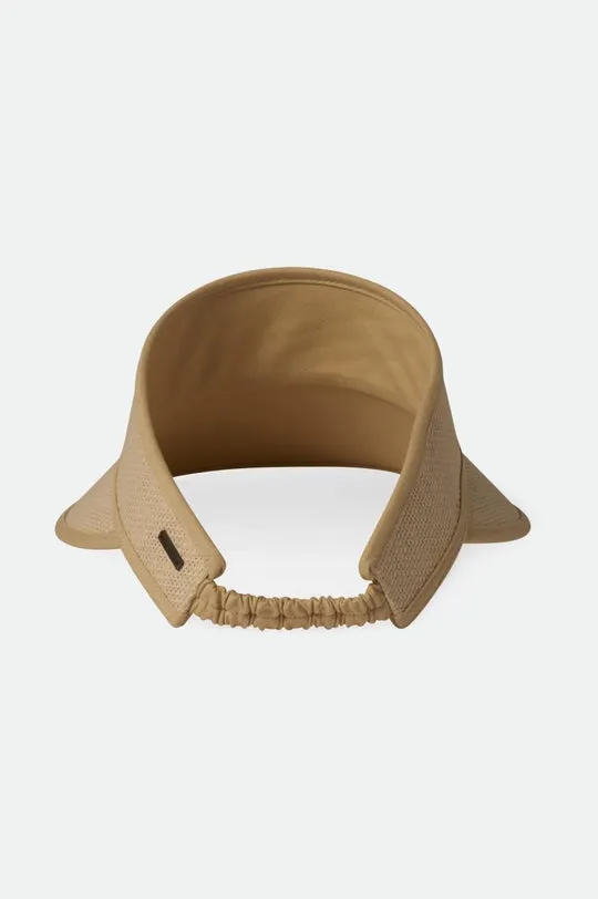 Brixton Newport Straw Visor - NATURAL/NATURAL sold by Sun Diego Boardshops product image thumbnail 2