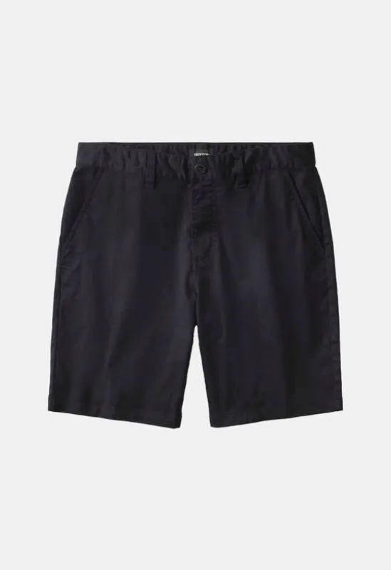 Brixton Choice 9" Chino Short - BLACK sold by Sun Diego Boardshops