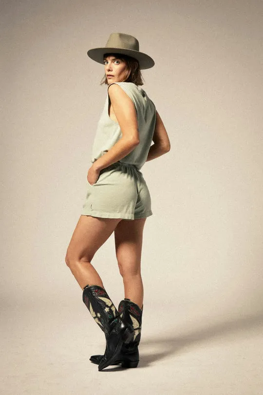 Brixton Carefree Organic Garment Dyed Lounge Short - SAGE sold by Sun Diego Boardshops product image thumbnail 3