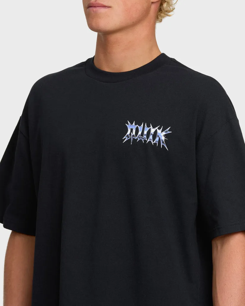 Quiksilver Mercury Chrome Storm T-Shirt - Black sold by Sun Diego Boardshops product image thumbnail 2
