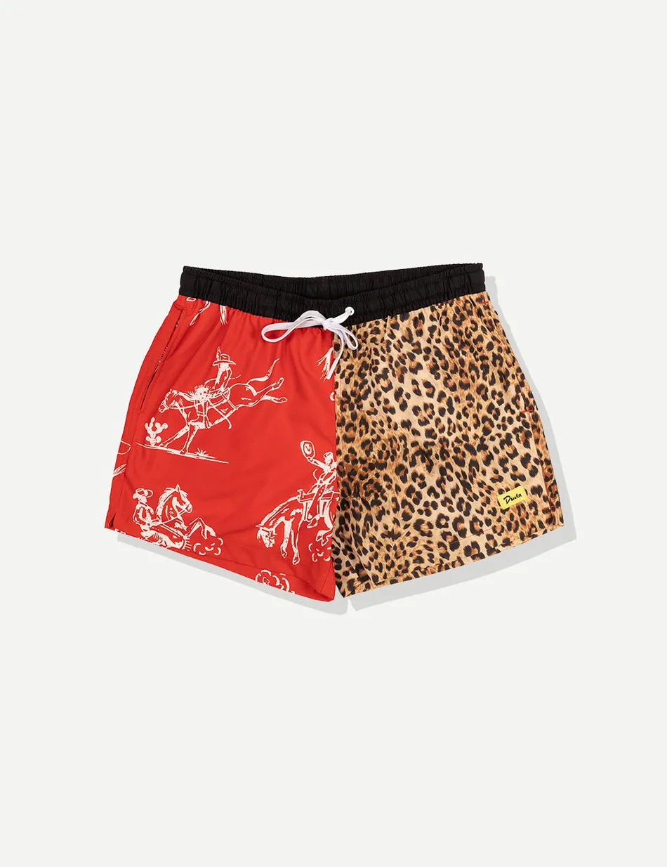 Duvin Horsin Around Swim Shorts - Red sold by Sun Diego Boardshops