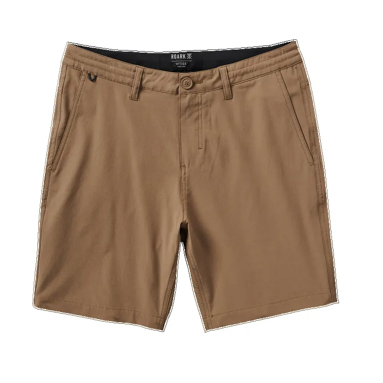 Roark Hytide Hybrid Shorts - Dark Khaki sold by Sun Diego Boardshops