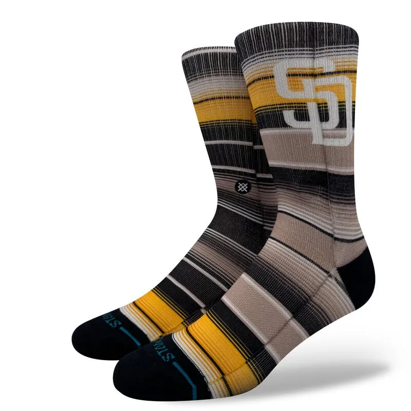 Stance Mlb Padres Serape Poly Crew Socks - Yellow sold by Sun Diego Boardshops