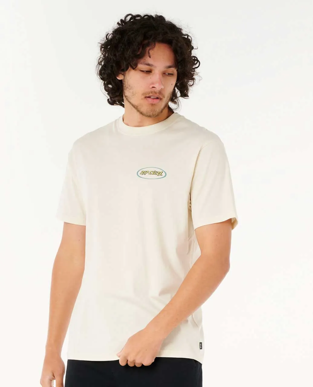 Rip Curl Rituals Oval Tee - Bone sold by Sun Diego Boardshops