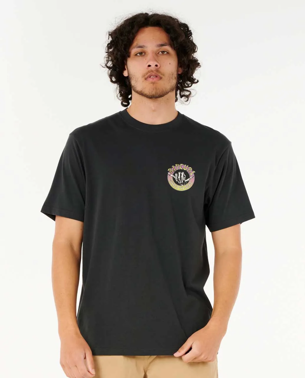 Rip Curl Shred Til Tee - Washed Black sold by Sun Diego Boardshops product image thumbnail 2