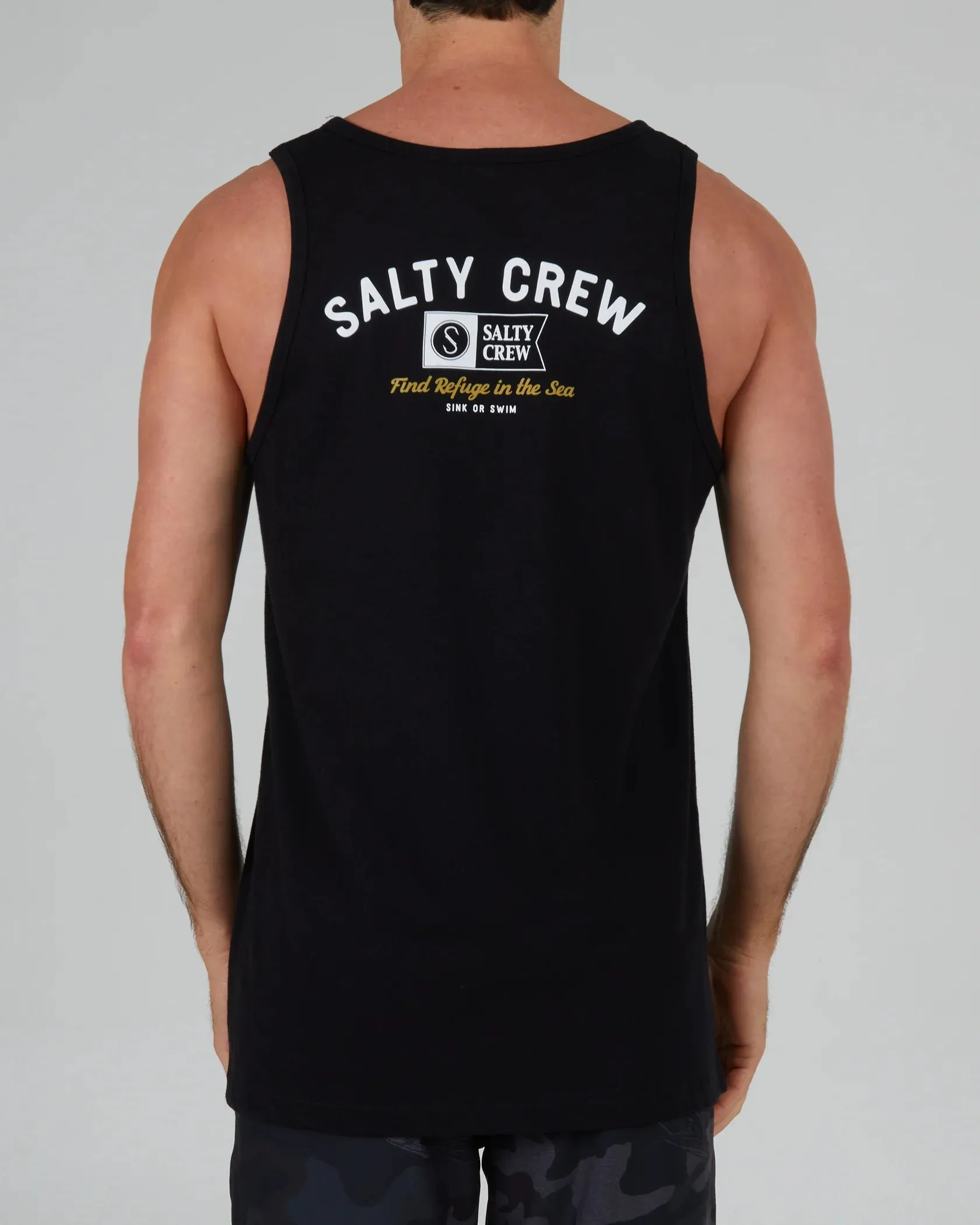 Salty Crew Surf Club Tank - Black sold by Sun Diego Boardshops