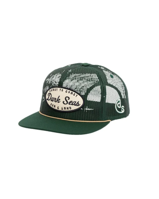Dark Seas Captial Hat - Green sold by Sun Diego Boardshops