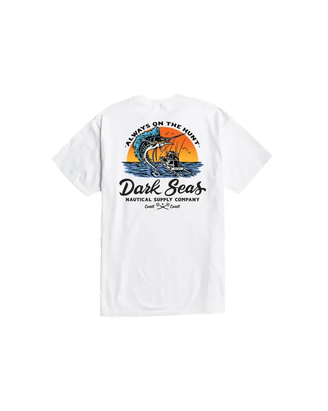 Dark Seas Open Ocean Pocket T-Shirt - White sold by Sun Diego Boardshops