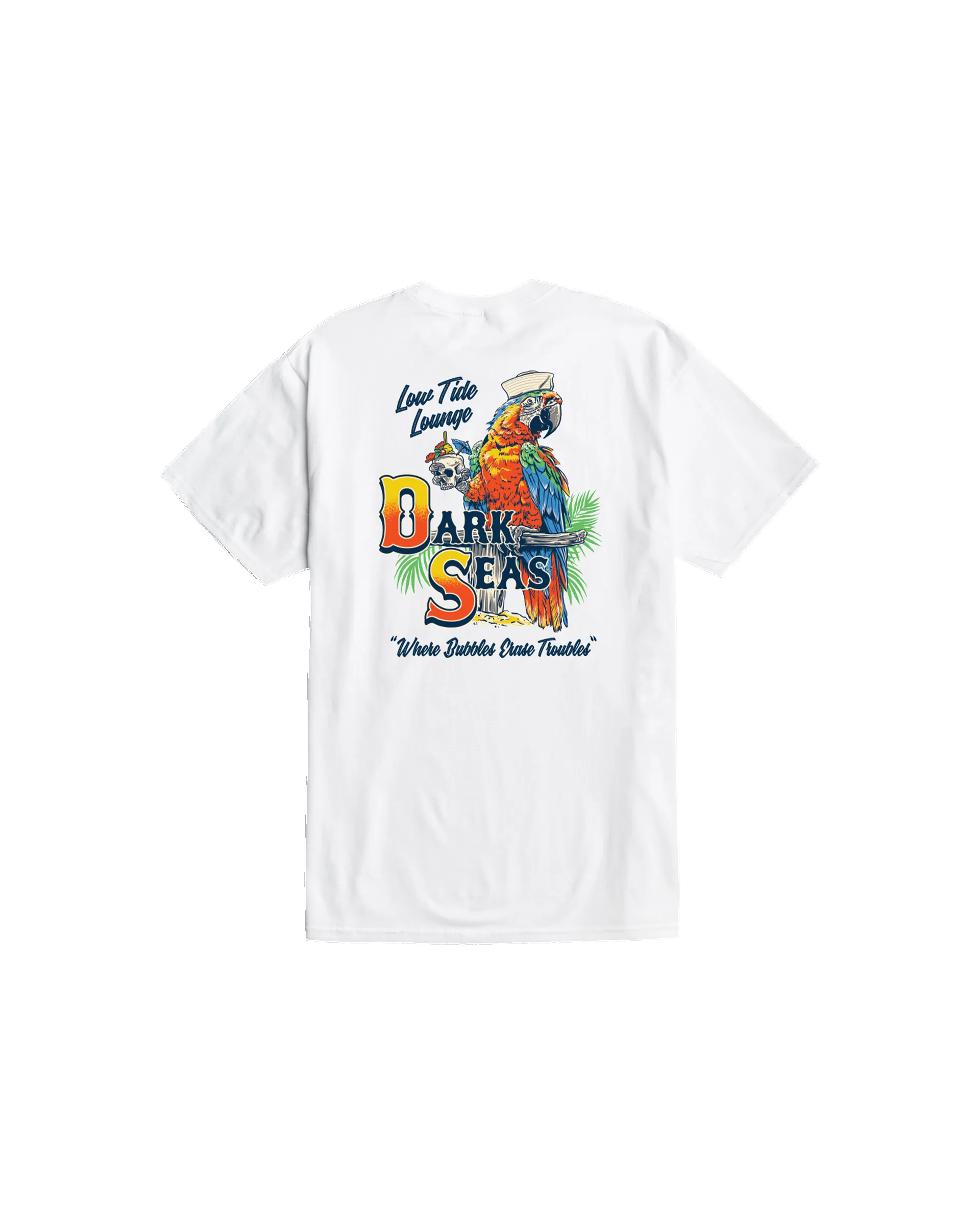 Dark Seas Key West Stock T-Shirt - White sold by Sun Diego Boardshops