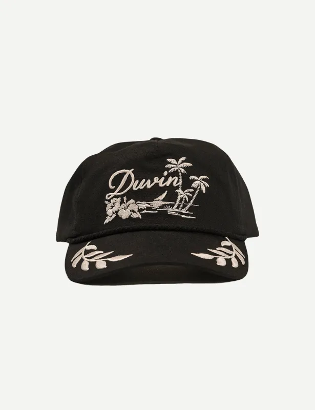 Duvin Trop Oasis Hat - Black sold by Sun Diego Boardshops