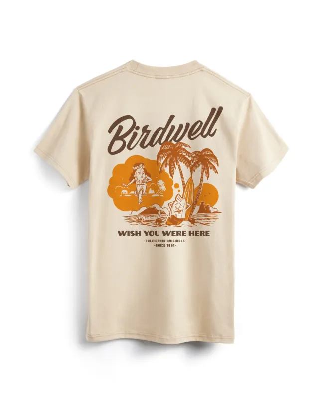Birdwell Daydreamin' Birdie T-Shirt - Sand sold by Sun Diego Boardshops