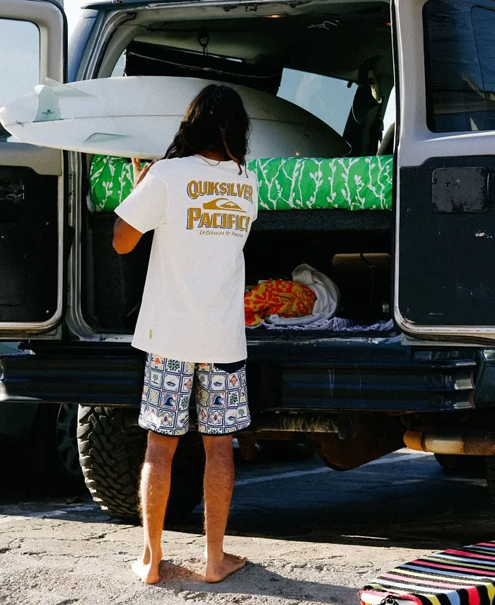 Quiksilver Pacifico Signage T-Shirt - Tofu sold by Sun Diego Boardshops product image thumbnail 3