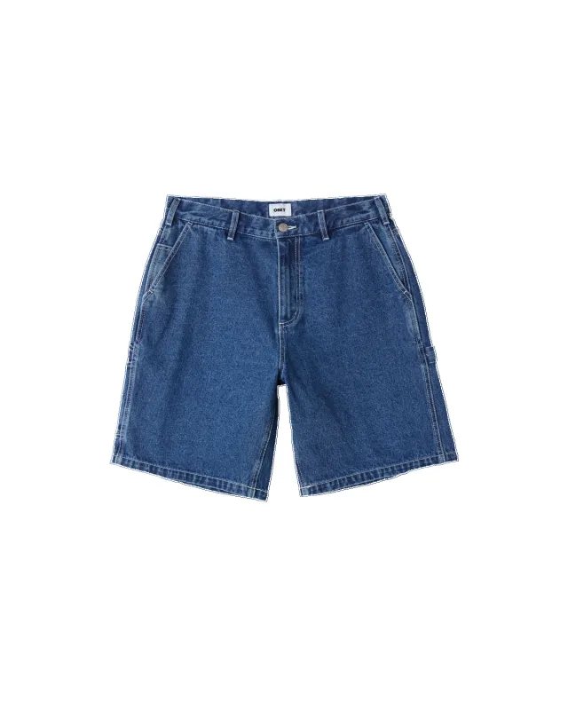 Obey Bigwig Denim Carpenter Short - Stonewash Indigo sold by Sun Diego Boardshops
