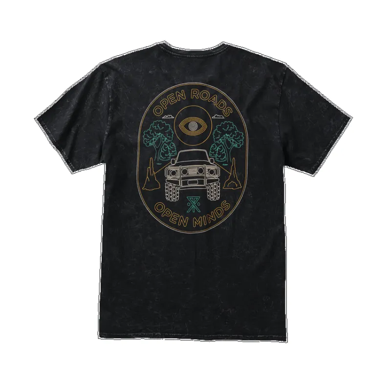 Roark Open Road Premium Tee - Black sold by Sun Diego Boardshops