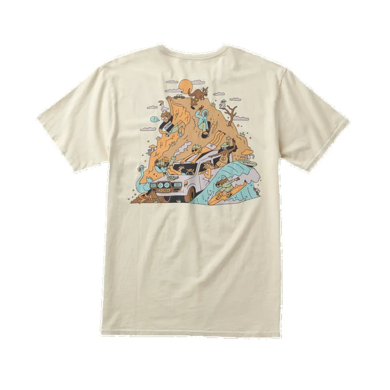 Roark Road Trip Club Premium Tee - Ivory sold by Sun Diego Boardshops