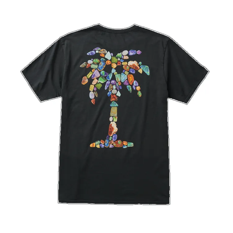 Roark Opal Palm Premium Tee - Black sold by Sun Diego Boardshops