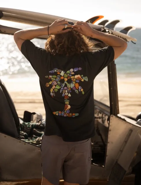 Roark Opal Palm Premium Tee - Black sold by Sun Diego Boardshops product image thumbnail 2
