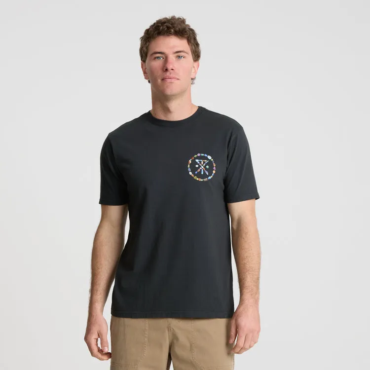 Roark Opal Palm Premium Tee - Black sold by Sun Diego Boardshops product image thumbnail 3
