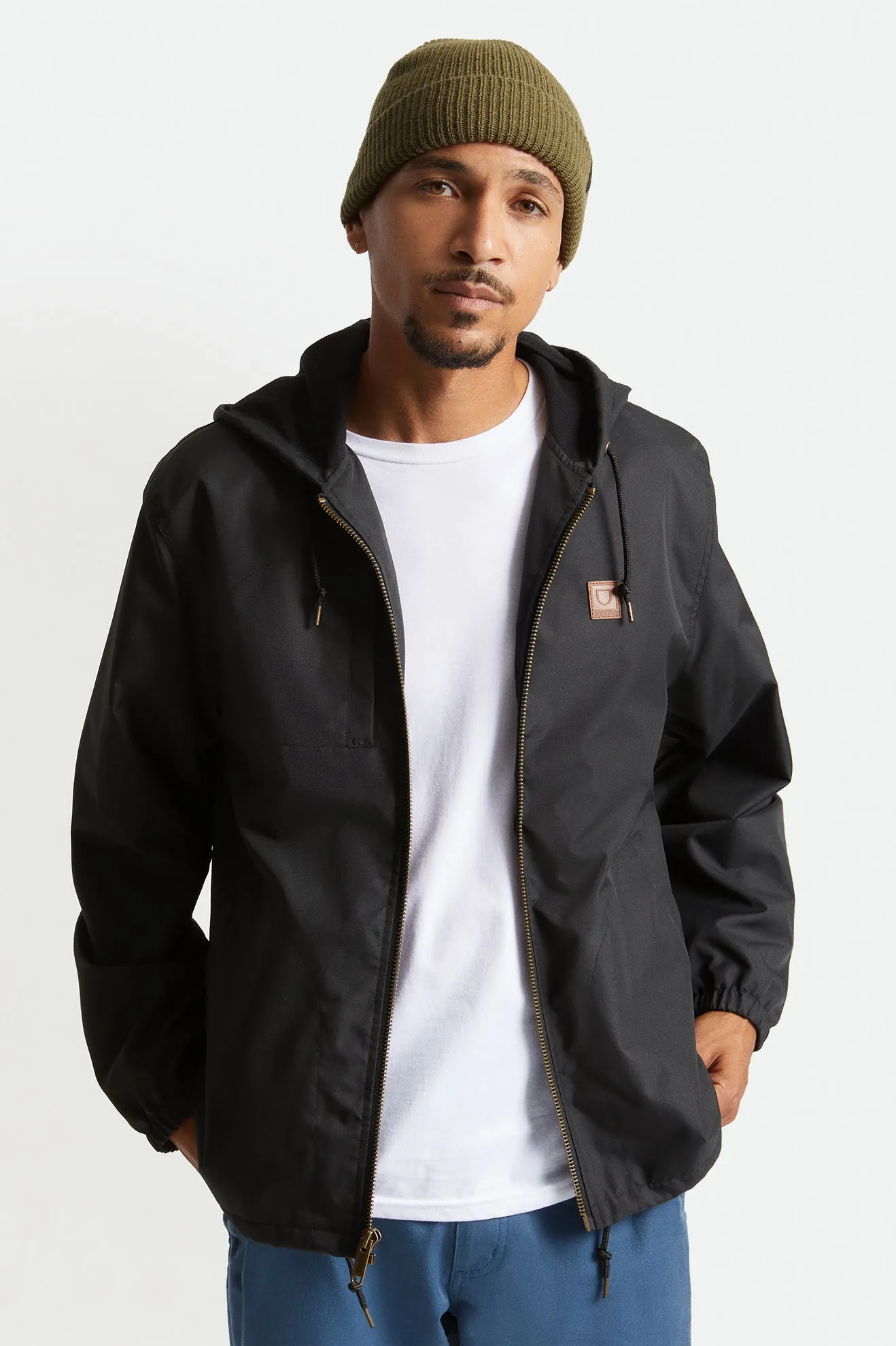 Brixton Claxton Beta Zip Hood Jacket - Black sold by Sun Diego Boardshops product image thumbnail 5