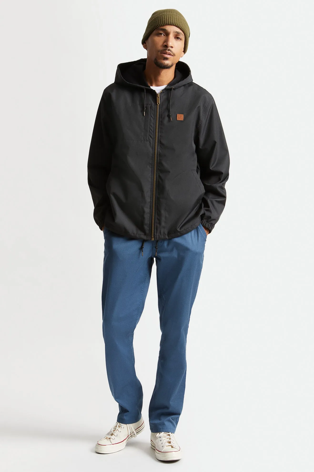 Brixton Claxton Beta Zip Hood Jacket - Black sold by Sun Diego Boardshops product image thumbnail 2
