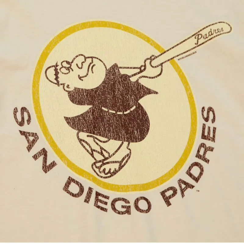 Mitchell & Ness San Diego Padres Under The Lights T-Shirt - Cream sold by Sun Diego Boardshops