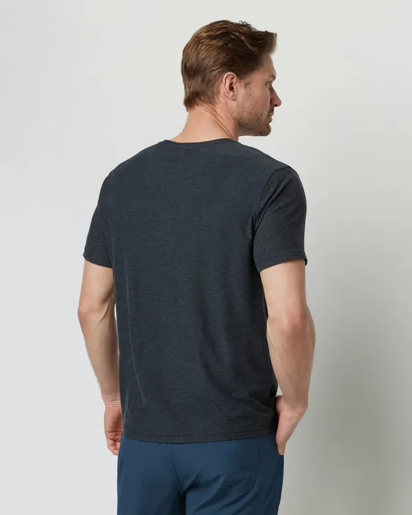 Vuori Strato Tech Tee - Charcoal Heather sold by Sun Diego Boardshops product image thumbnail 2
