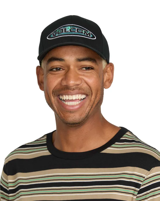 Volcom 21St Century Stone Flexfit Hat - Black sold by Sun Diego Boardshops