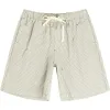 Rhythm Seersucker Stripe Jam Short - Olive sold by Sun Diego Boardshops