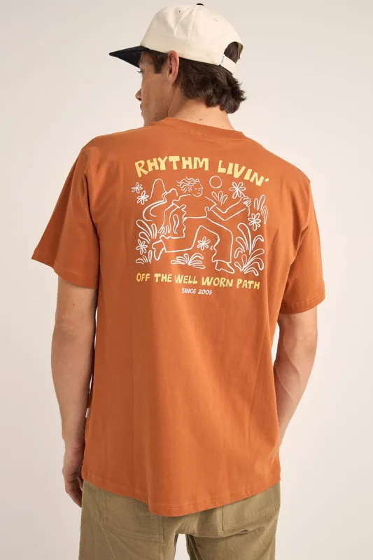 Rhythm Freedom Vintage T-Shirt - Ochre sold by Sun Diego Boardshops